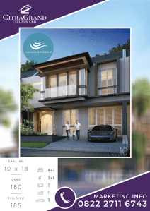 Dijual Rumah Di Perumahan Citra Gran Cibubur